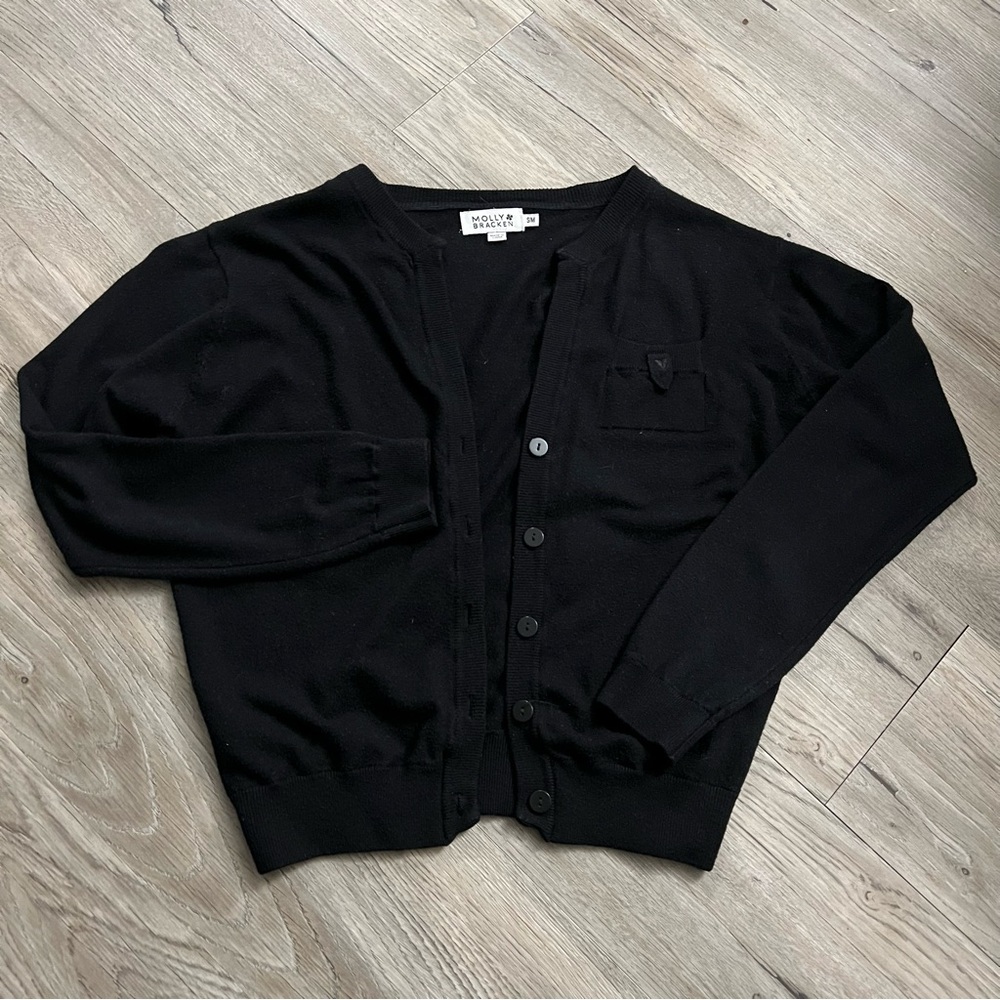 Molly Bracken Black Women's Button Cardigan